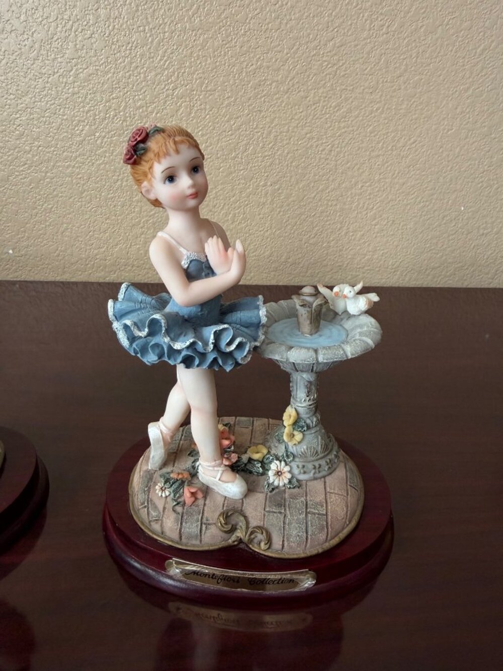 1989 Montefiori Collection Ballerina Cherub & Figurines Lot Resin Set of 3 - Picture 5 of 16